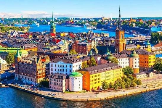 Stockholm Gamla Stan Old Town Skyline Sweden